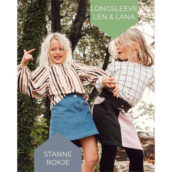 Wisj - Bundelset Stanne rok en Len & lana longsleeve