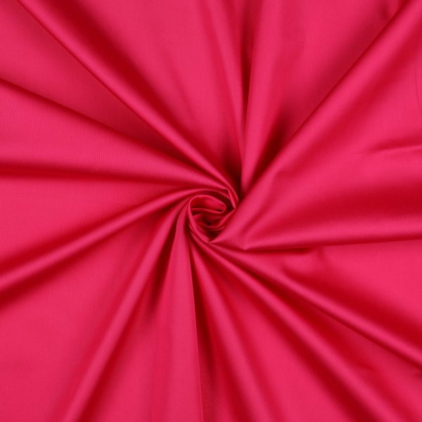 Katoen satijn fuchsia