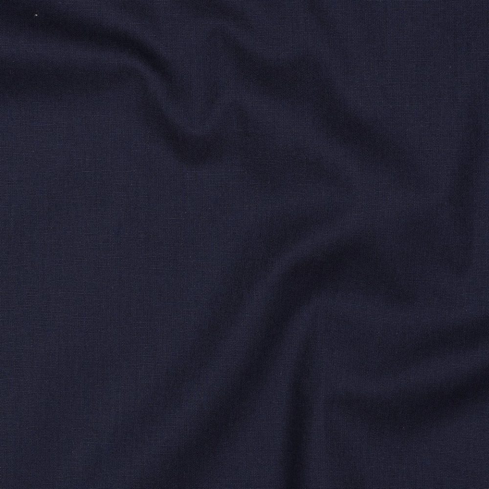 Katoen uni navy blauw - Afbeelding 2