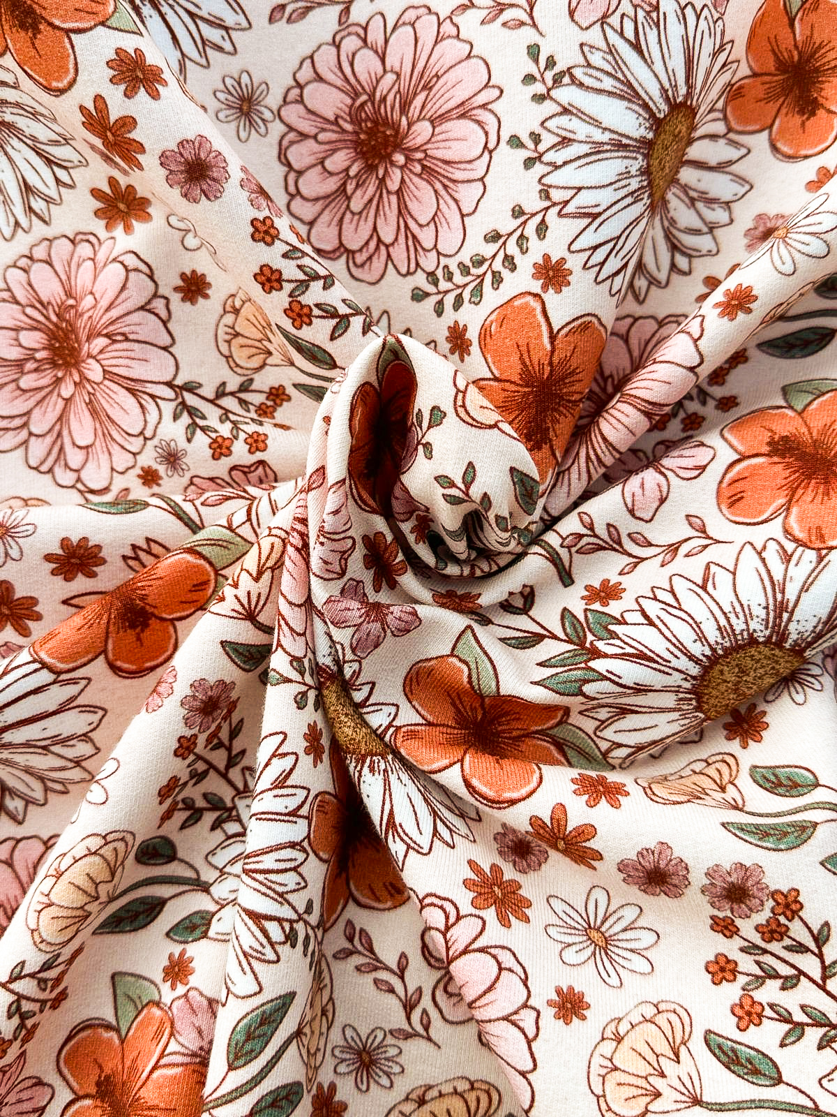 Flowergarden frenchterry - Afbeelding 2