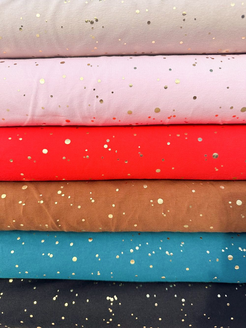 Golden dots zwarte jersey - Afbeelding 3