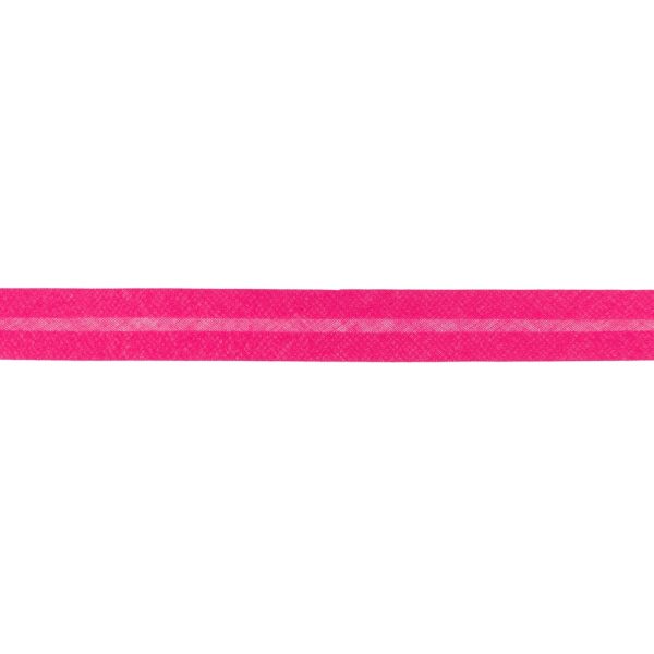 Biasband katoen 20mm Fuschia