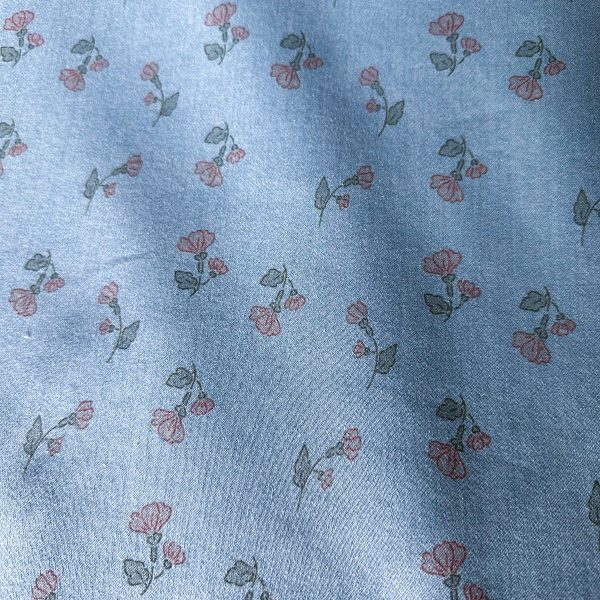 Floral breeze chambray