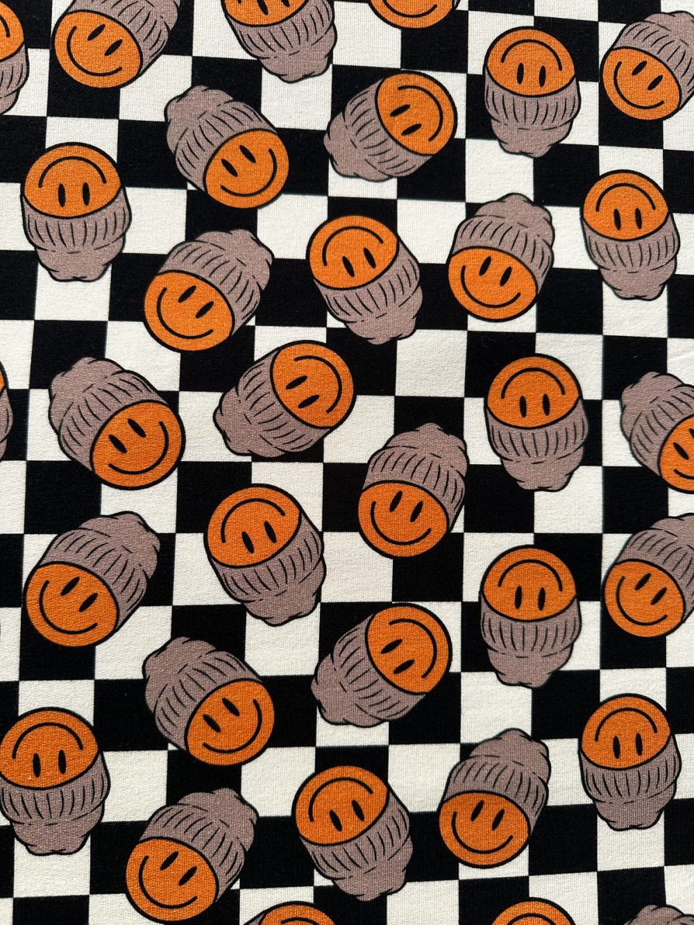 Beanie smiley frenchterry