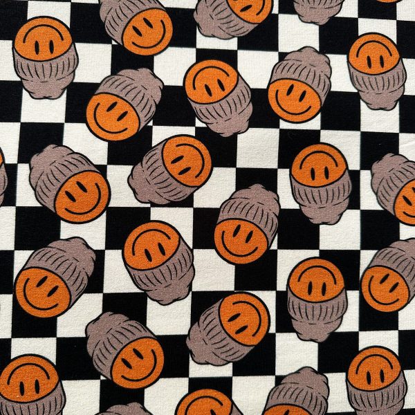 Beanie smiley frenchterry