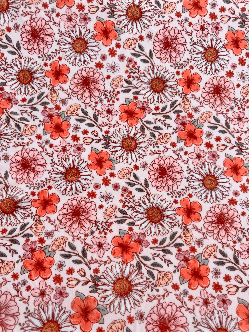 Flower garden velvet - Afbeelding 2
