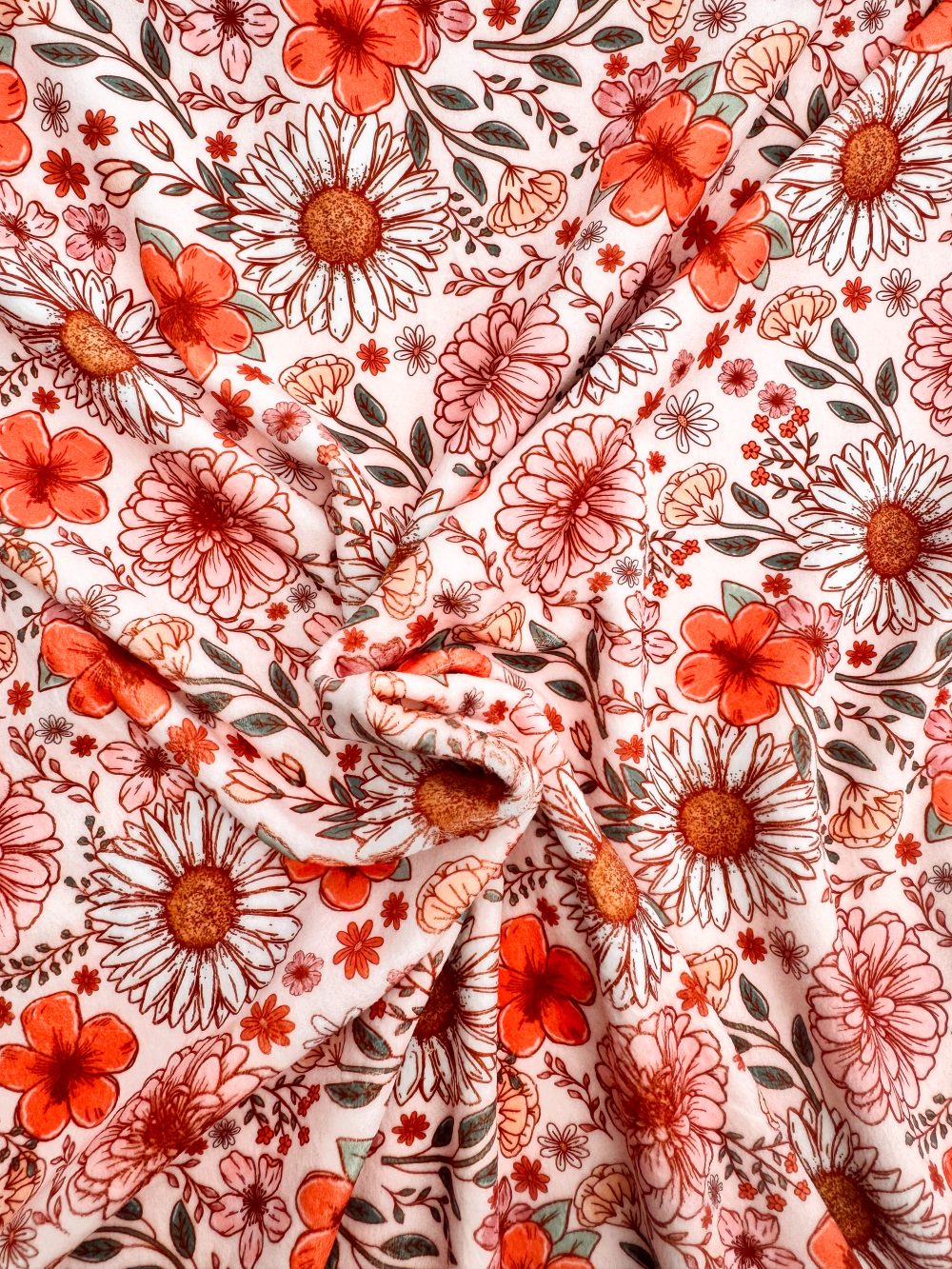Flower garden velvet