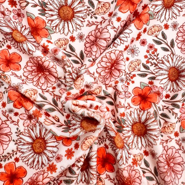 Flower garden velvet