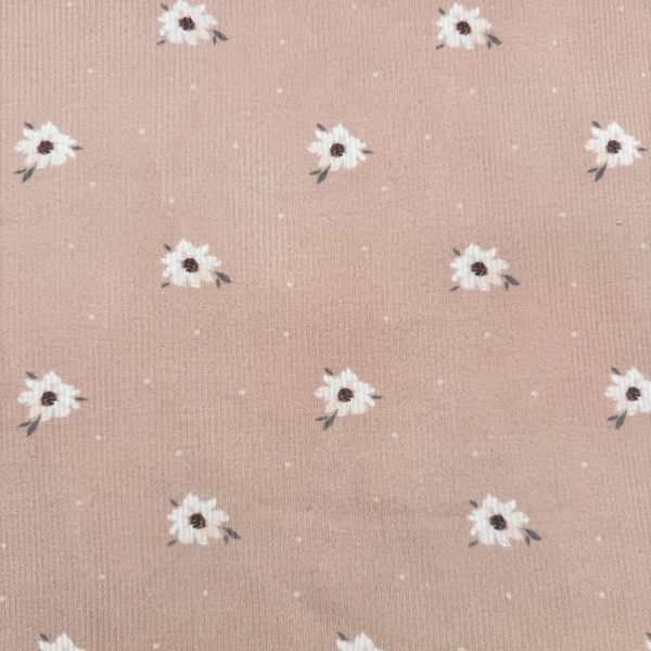Soft petals ribjersey