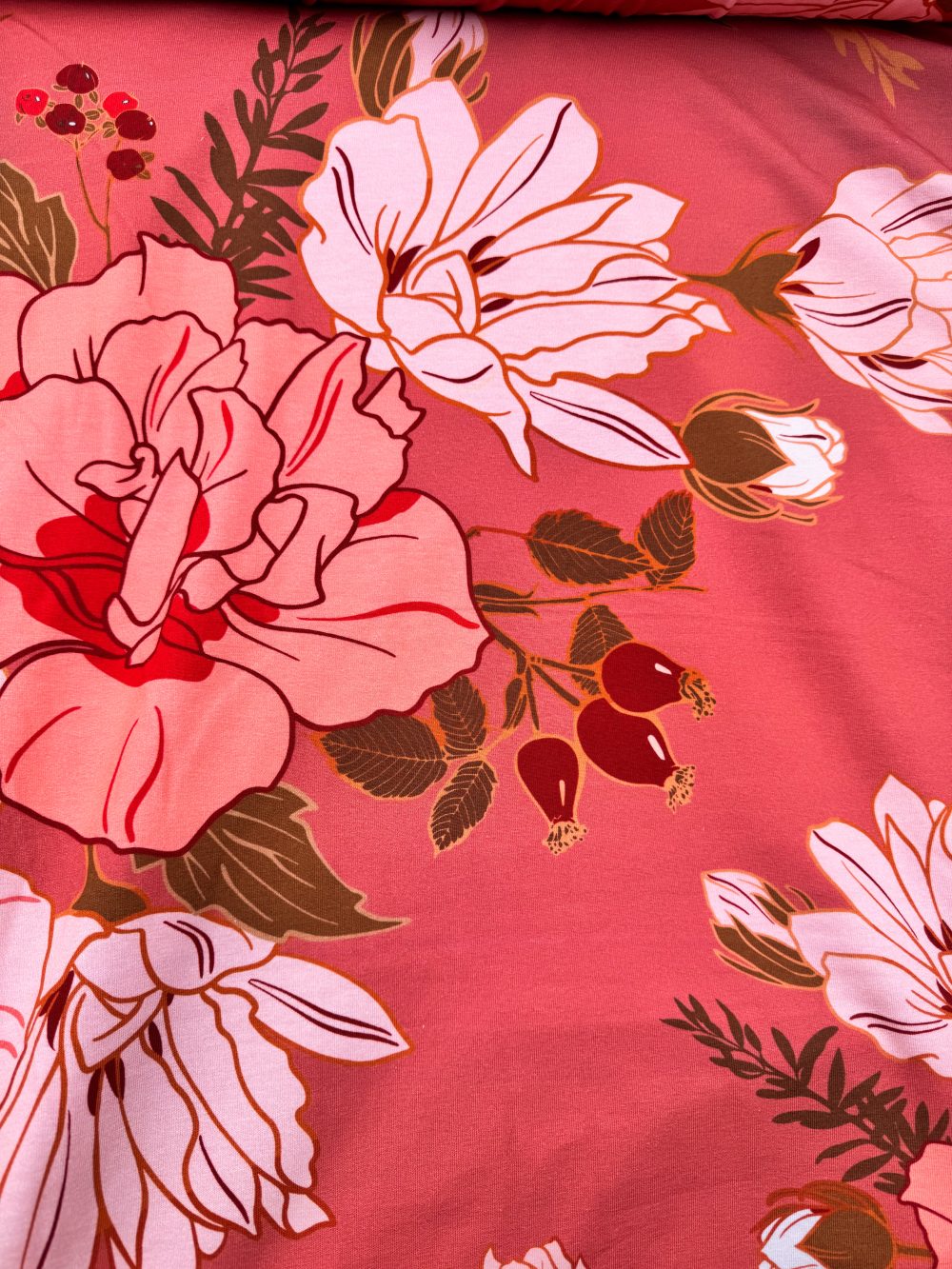 Summer Bloom – Jersey met Grote Bloemenprint