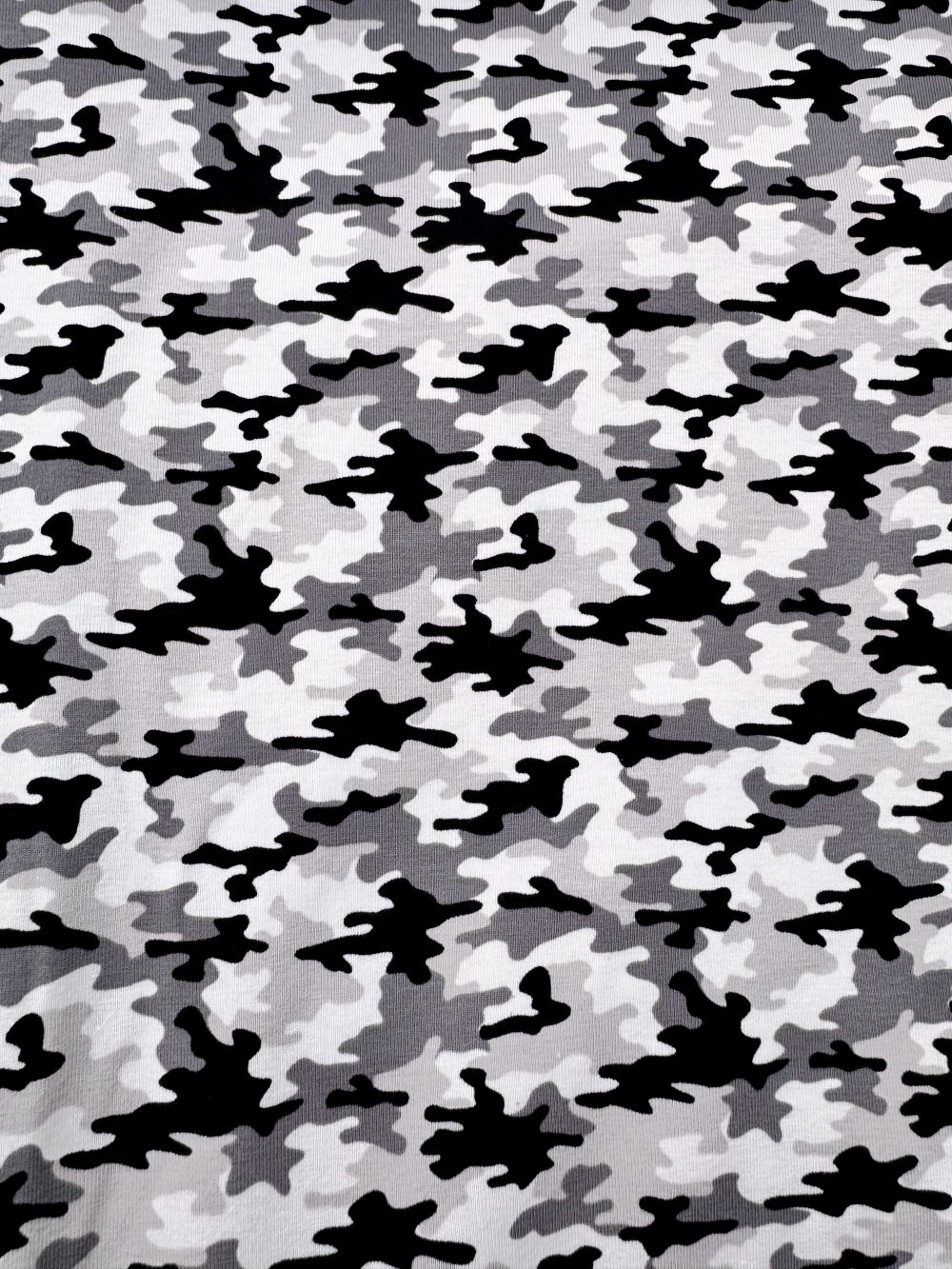 Urban Camo – Jersey met Zwart-Witte Camouflagevlekken