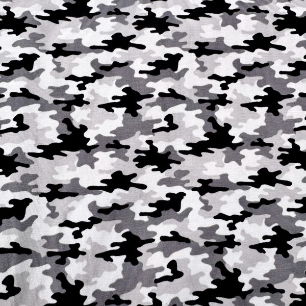 Urban Camo – Jersey met Zwart-Witte Camouflagevlekken
