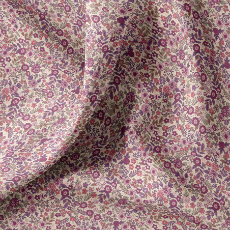 Lavender flowerfield katoen - Afbeelding 2