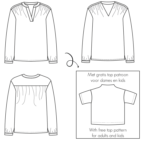 Lucia blouse beletoile