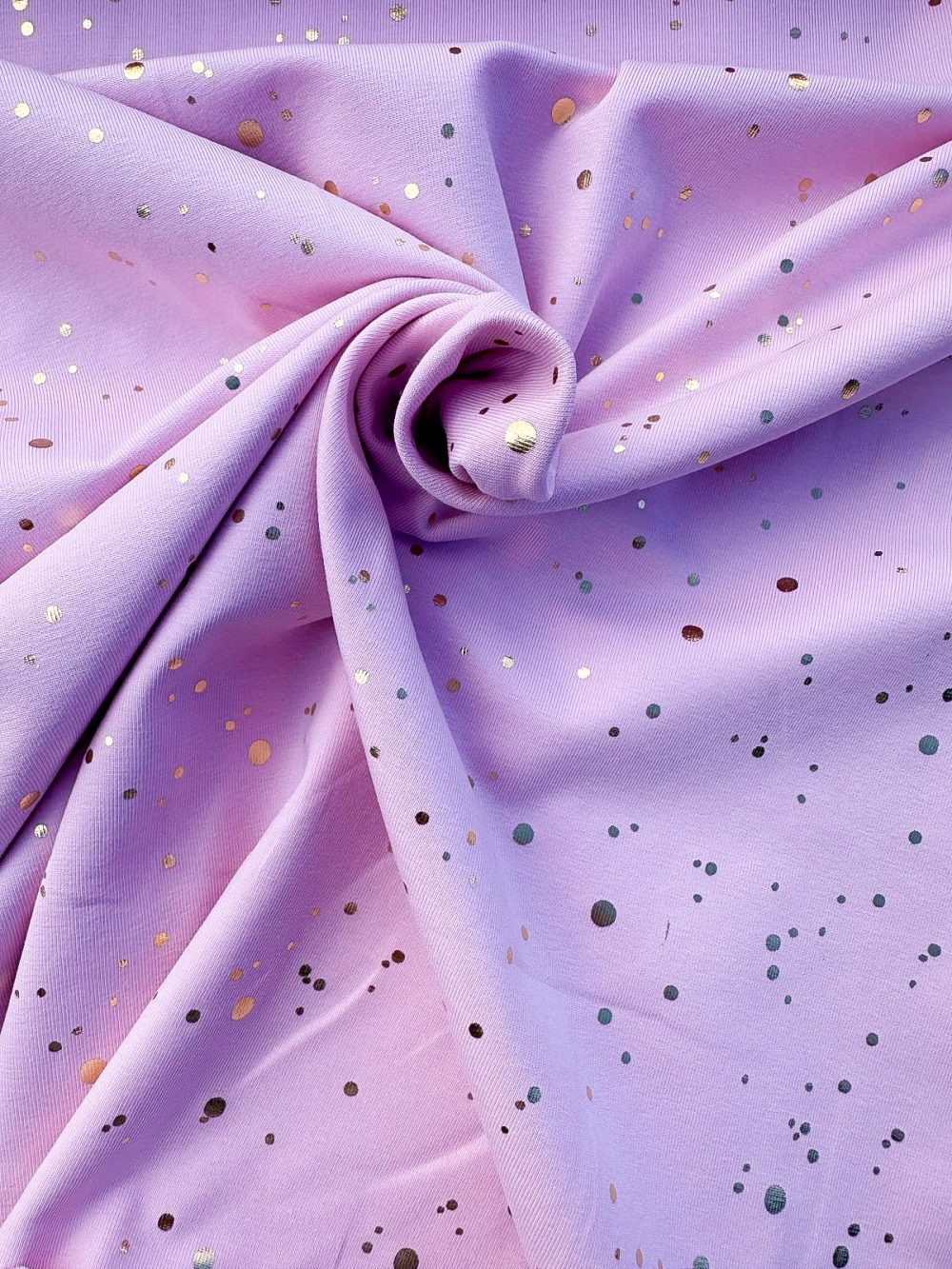 Golden dots roze jersey