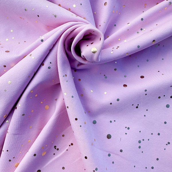 Golden dots roze jersey