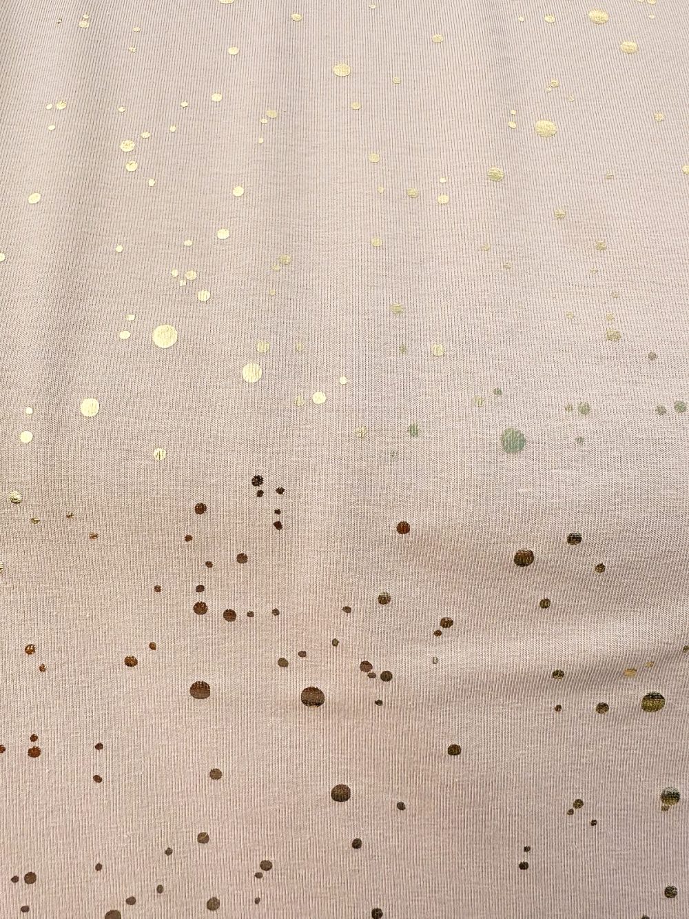 Golden dots beige jersey - Afbeelding 2