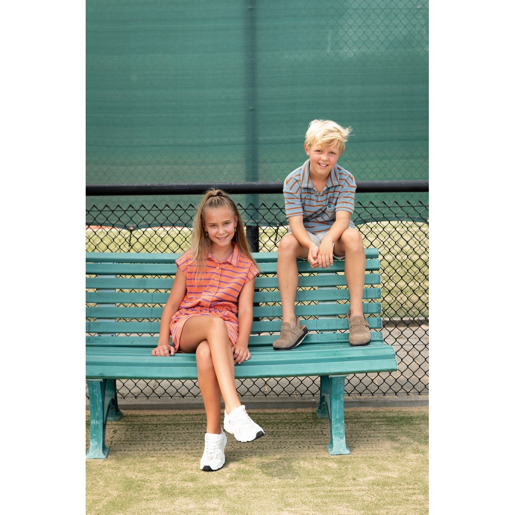 Tropical stripe rekbare badstof - Afbeelding 5