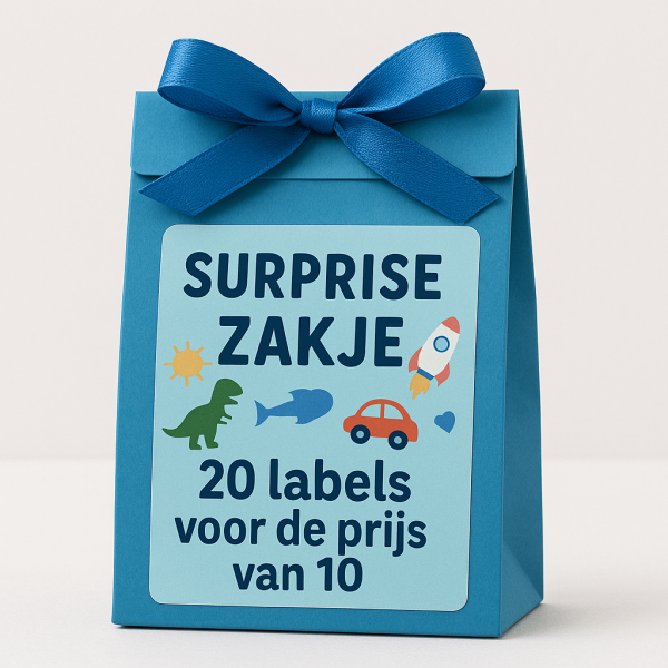 Labelzakje surprise Boys
