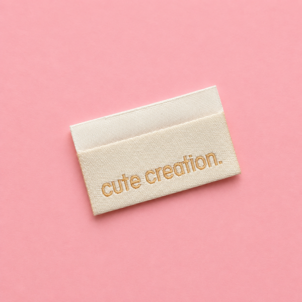 Zijnaadlabel Cute creation beige