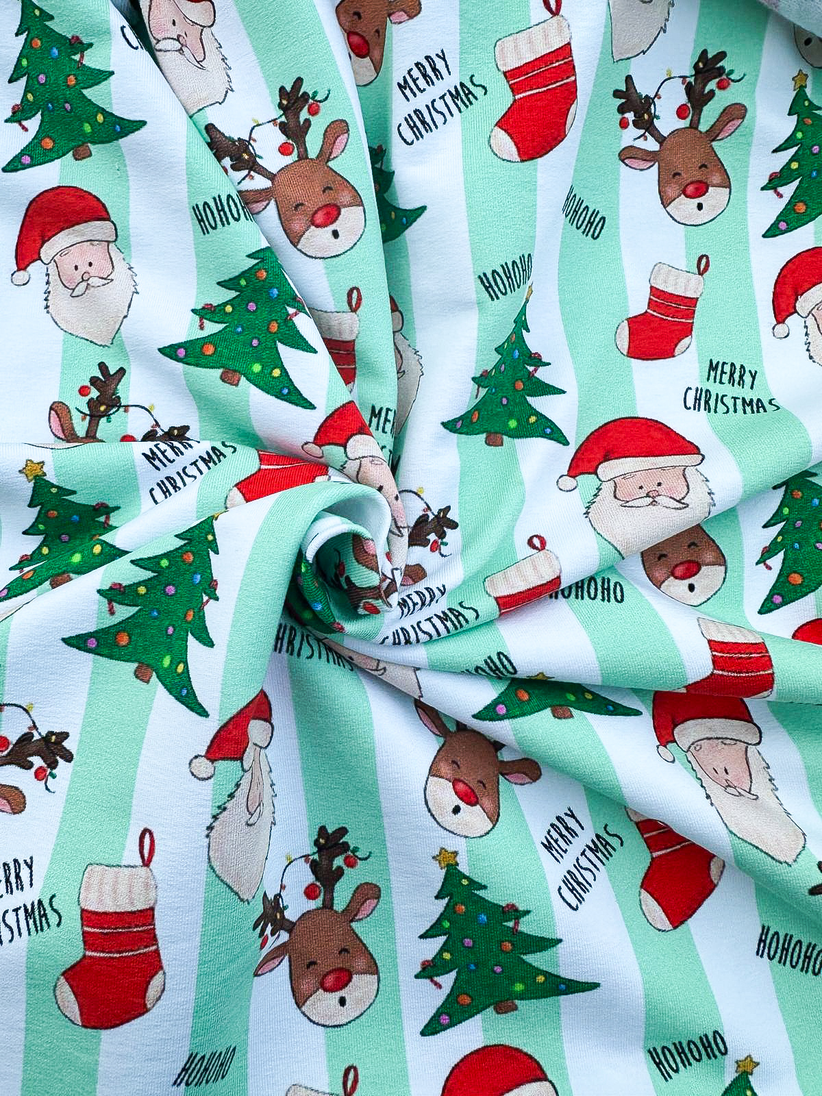 Charlotte's christmas groen frenchterry - Afbeelding 2