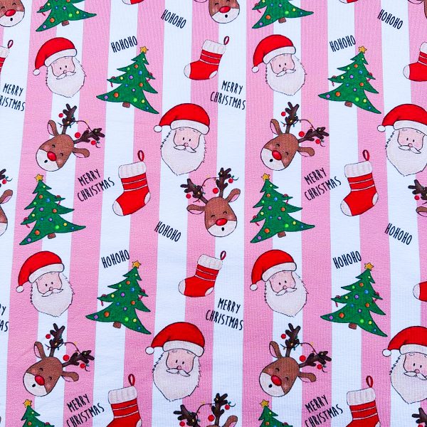 Charlotte’s christmas roze frenchterry