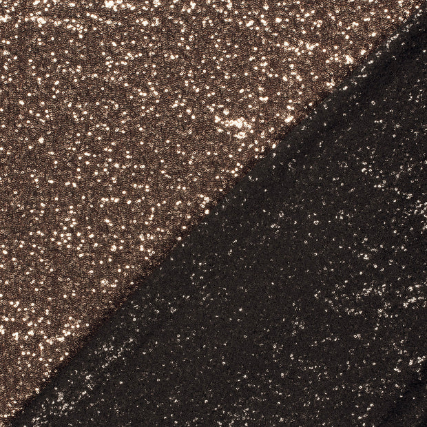 Mesh pailletten brons - Afbeelding 2
