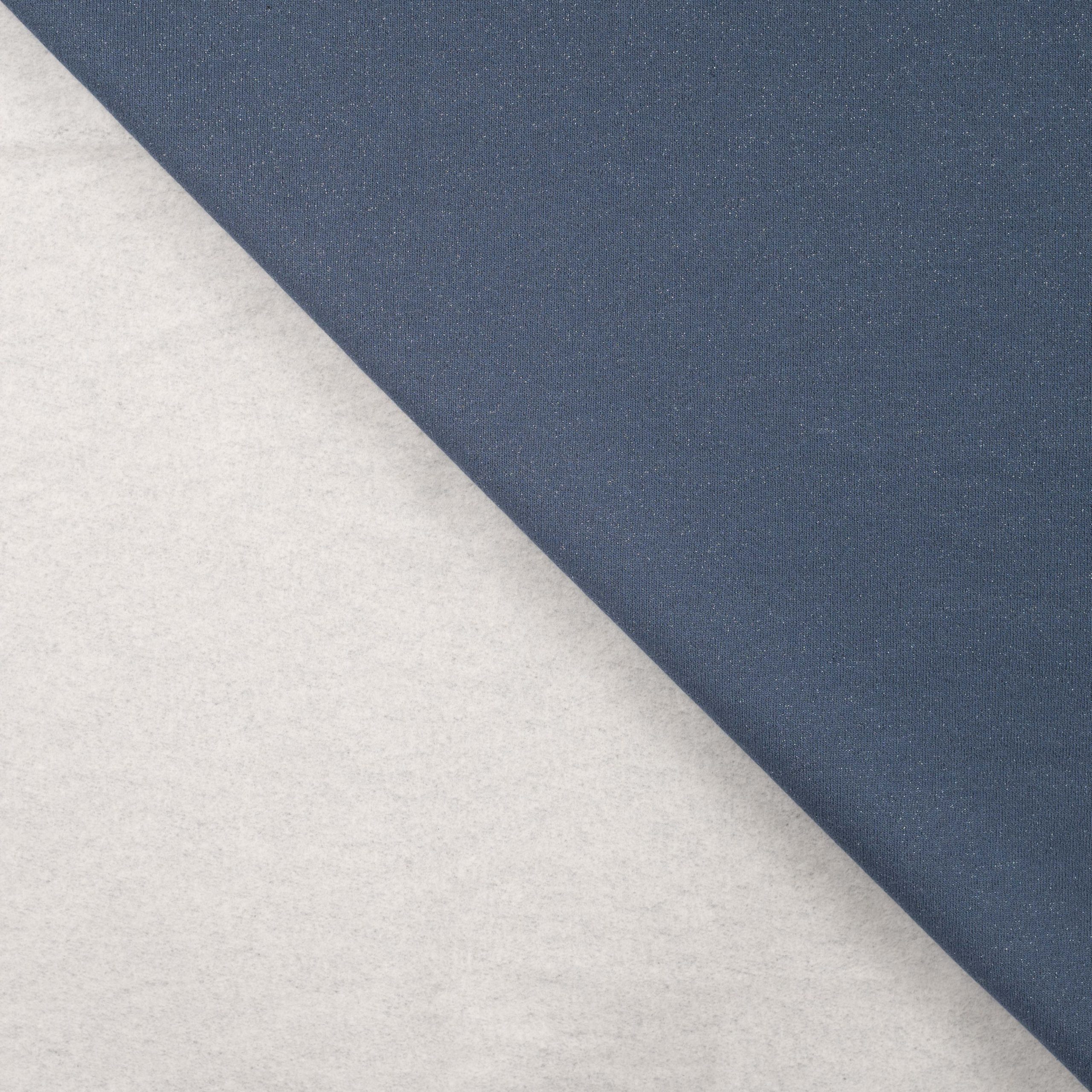 Frenchterry glitter Denim - Afbeelding 3