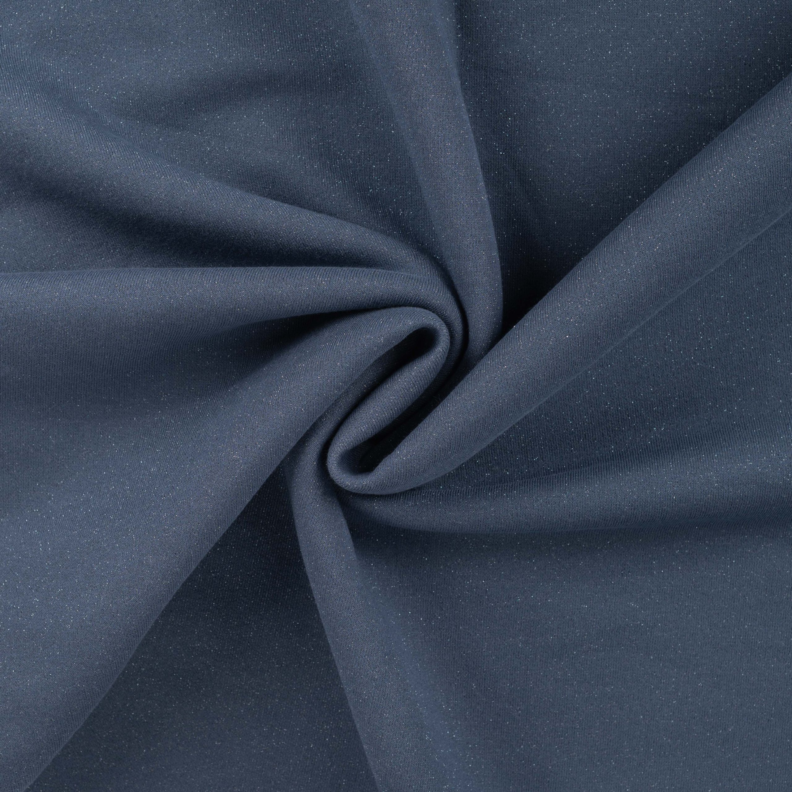 Frenchterry glitter Denim