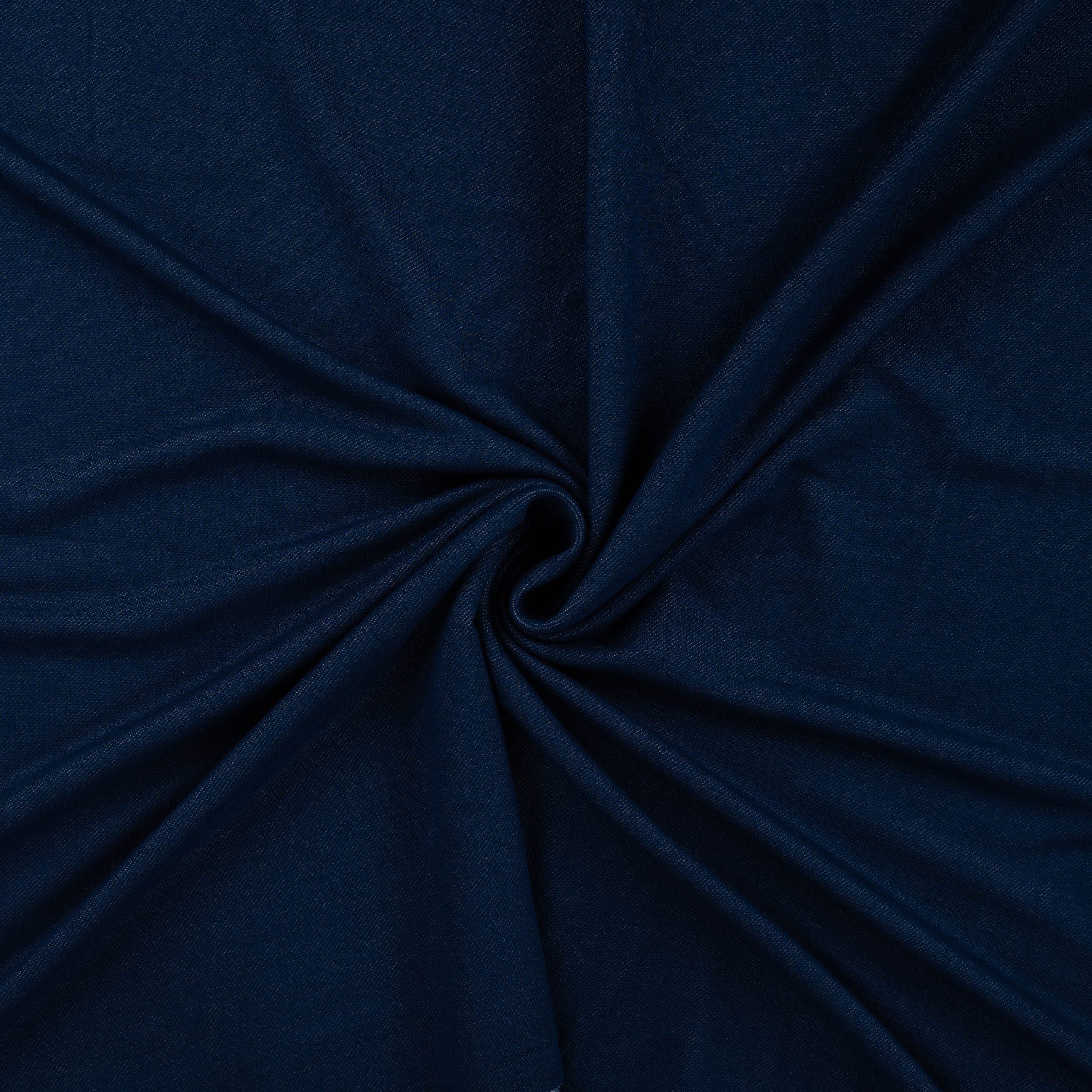 Denimlook jersey Navy - Afbeelding 2