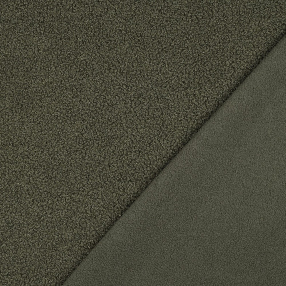 Teddy fleece army green