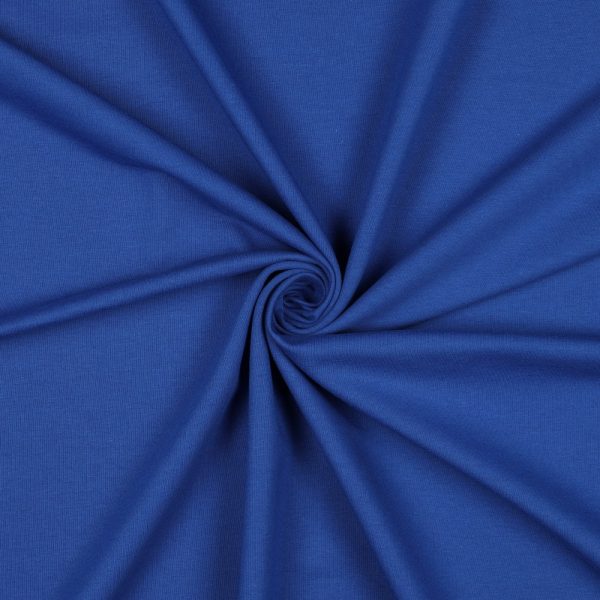 Frenchterry kobalt blauw