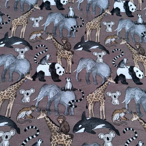 Wilde dieren frenchterry