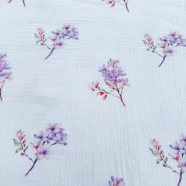 Hydrofiel purple flower blossom