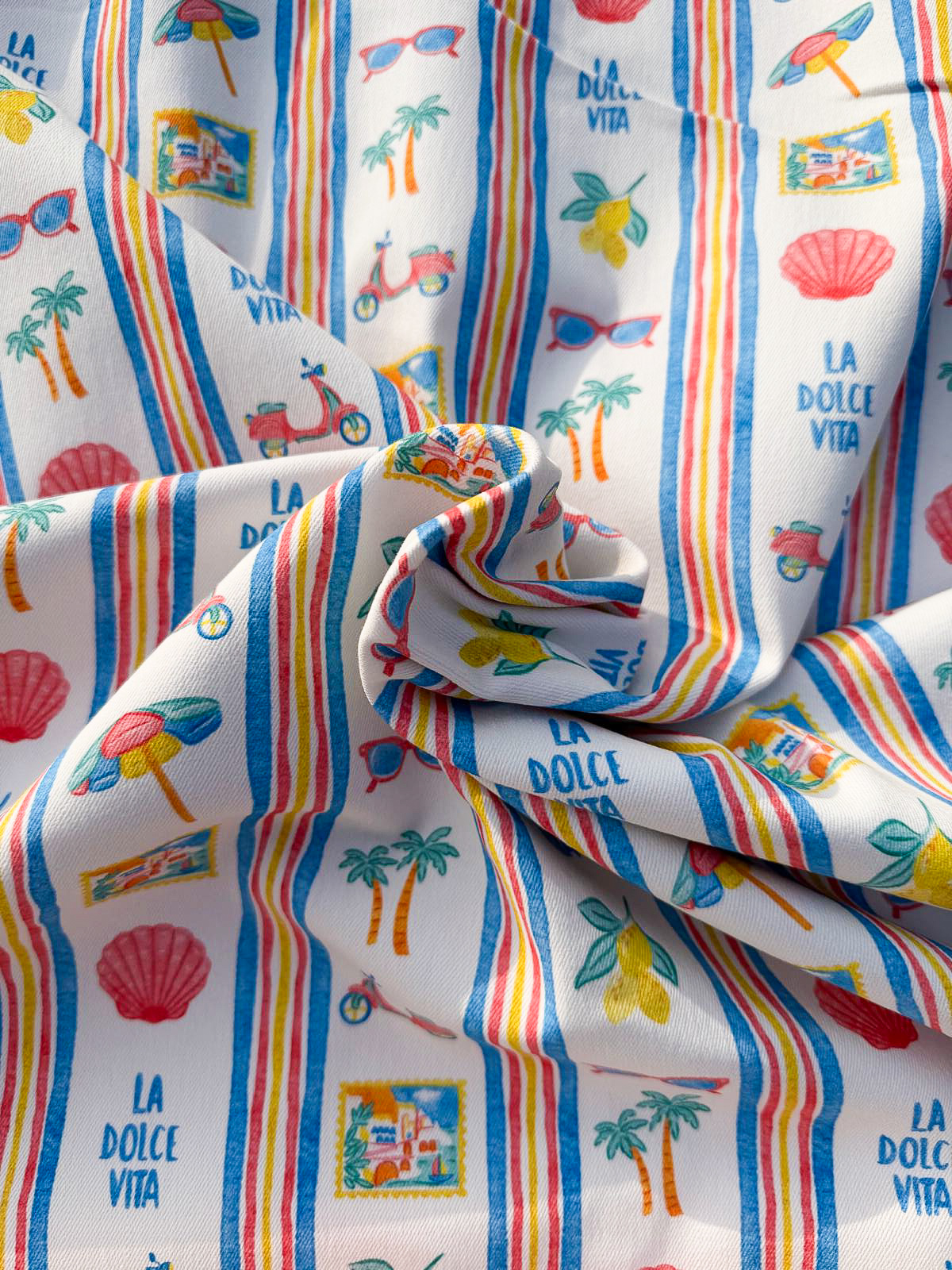 La dolce vita denim twill - Afbeelding 2