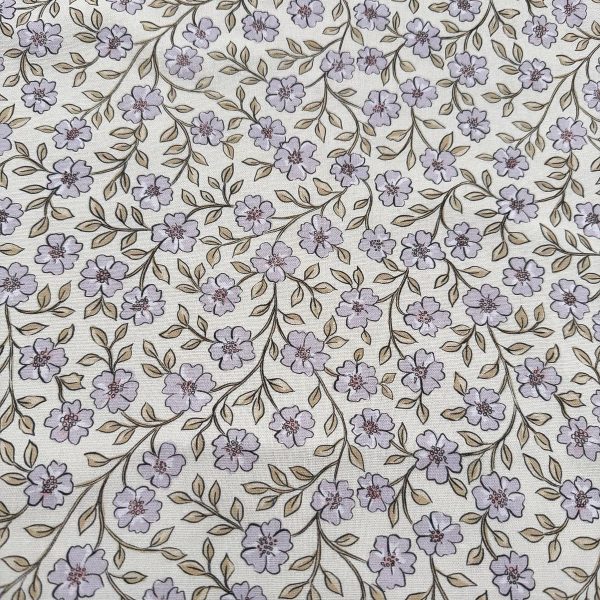 Lilac breeze denim twill