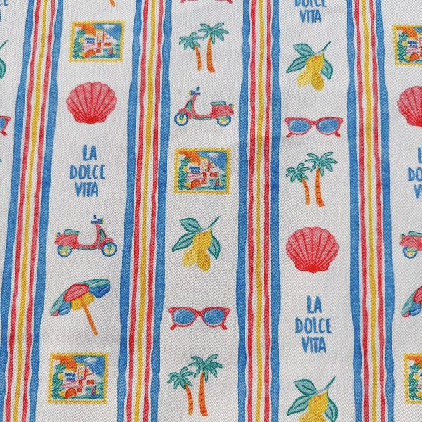 La dolce vita denim twill