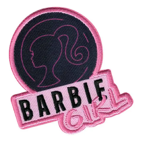 Strijkpatch barbie girl