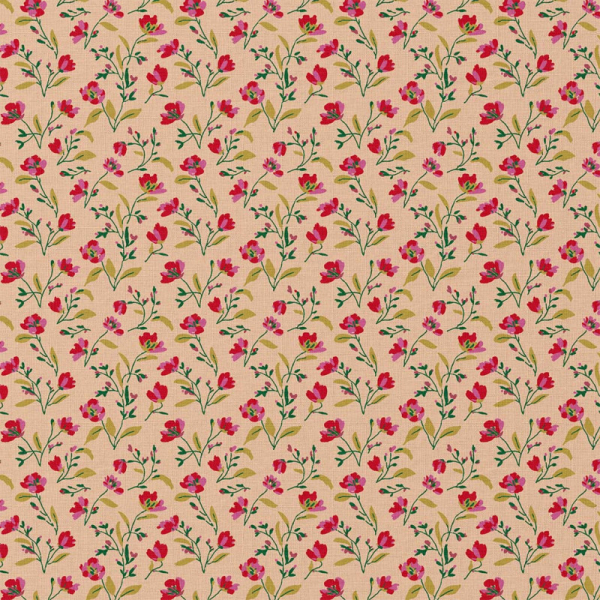 Soft Floral touch katoen