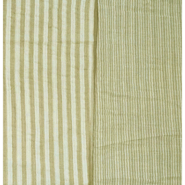 Hydrofiel yarn dyed green/almond