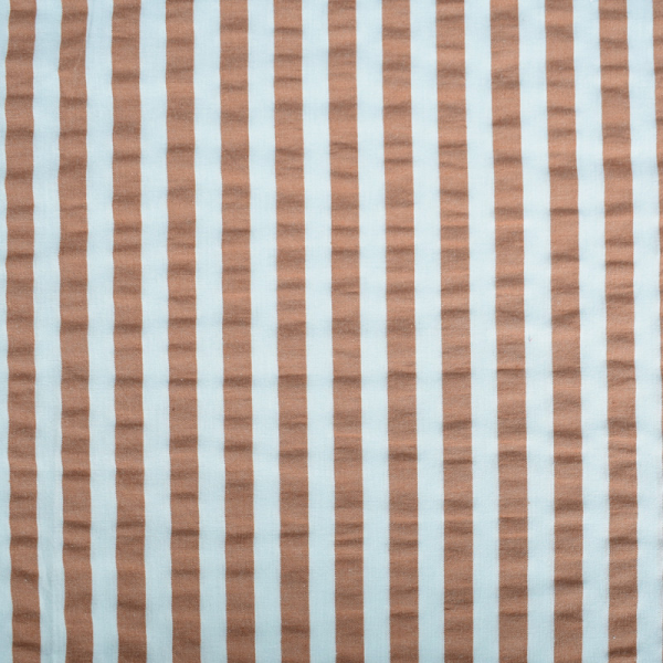 Seersucker mint caramel