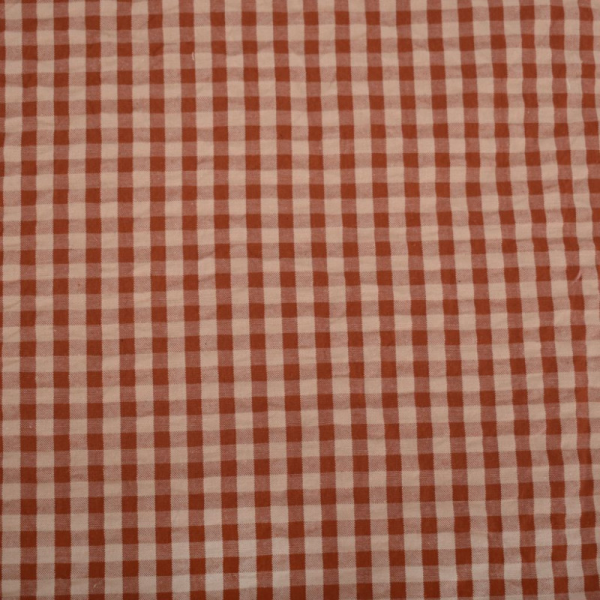 Seersucker Peach/cognac