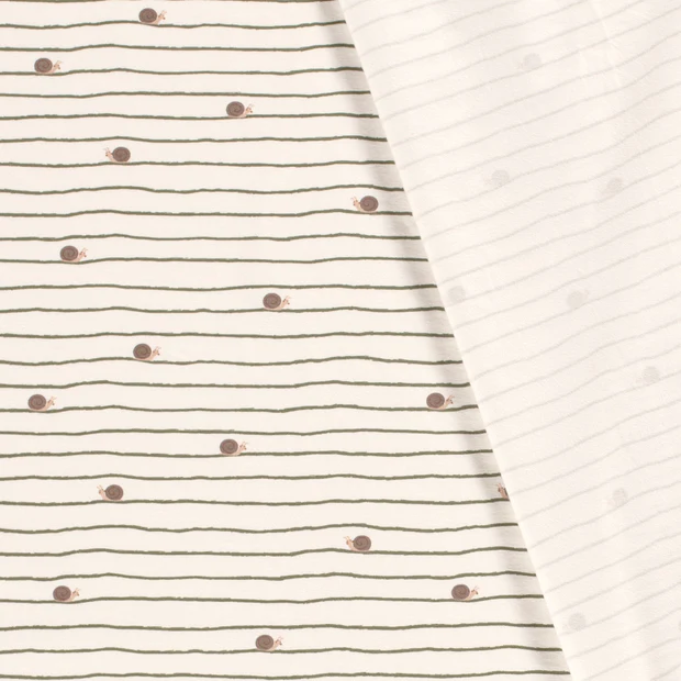 jersey slakjes met streepjes - Afbeelding 2