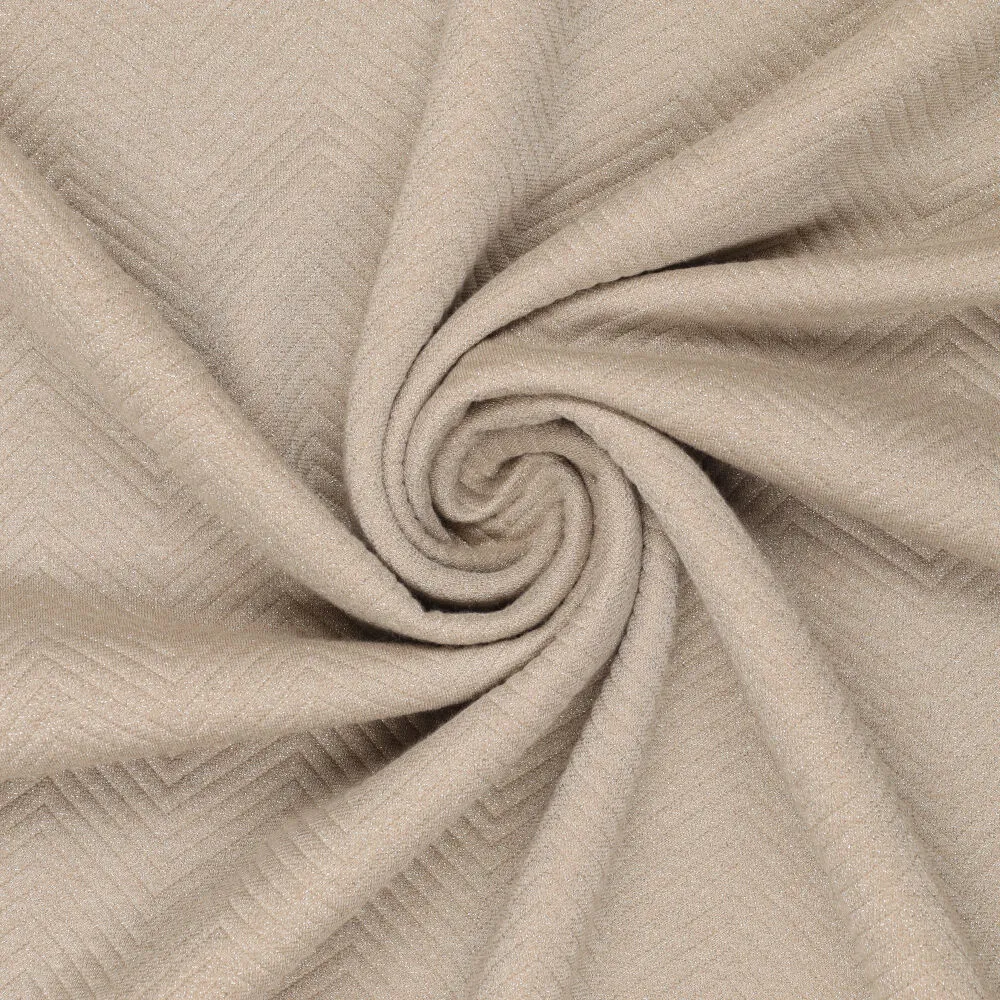 Knitted jacquard beige - Afbeelding 2