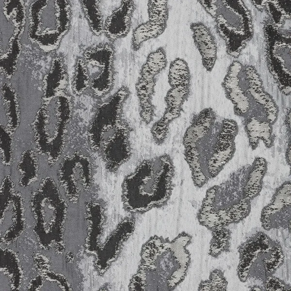 Leopard grijs jacquard
