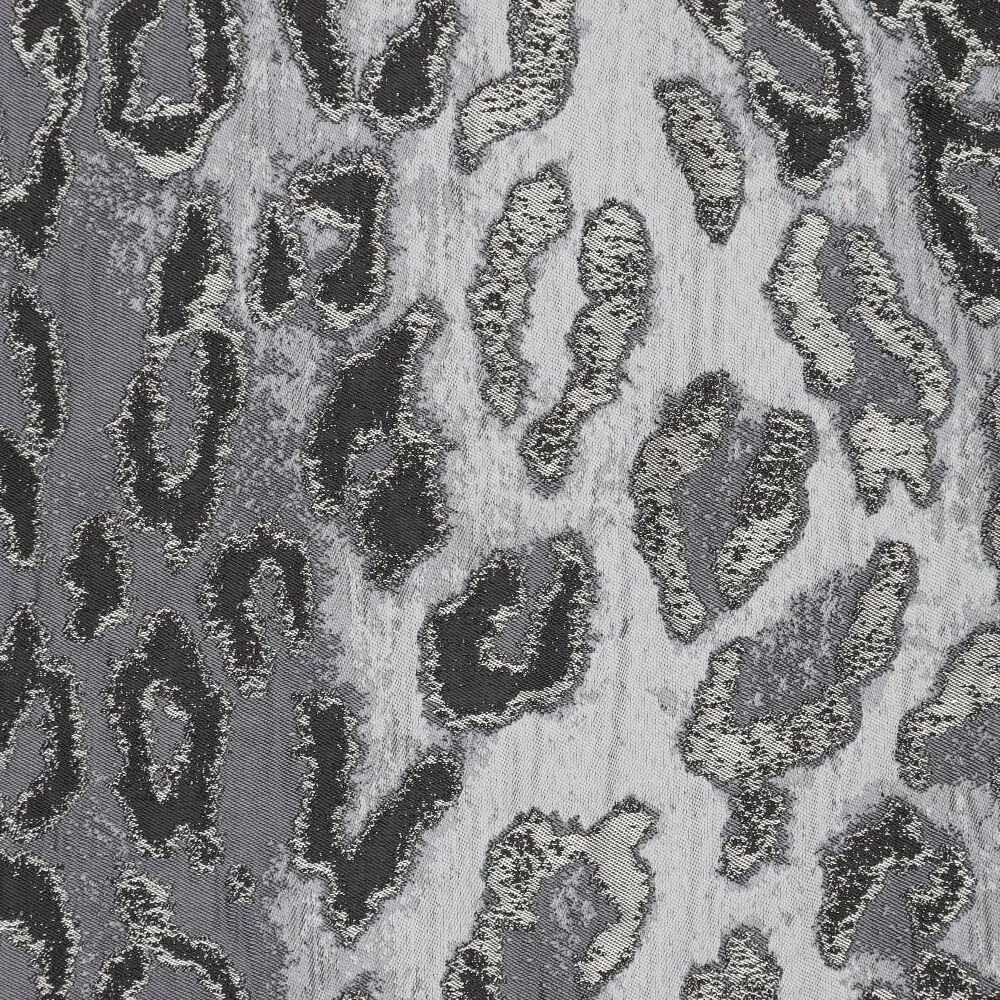 Leopard grijs jacquard