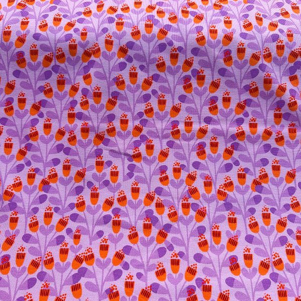 Tulip garden soft purple jersey