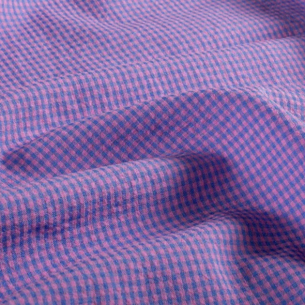 Seersucker kobalt lila