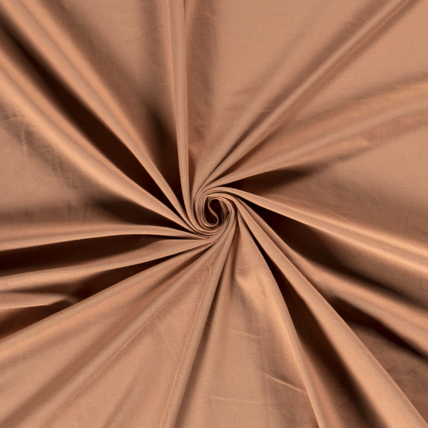 Katoenen jersey koraal