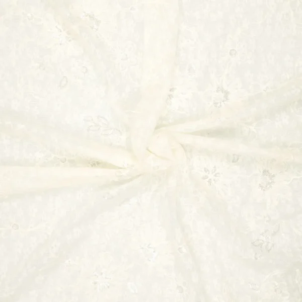 Knitted lace offwhite